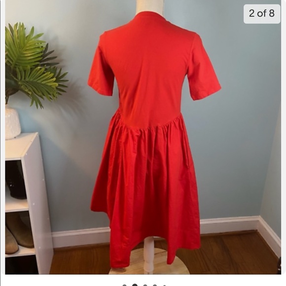 COS asymmetric hem dress - Picture 2 of 4